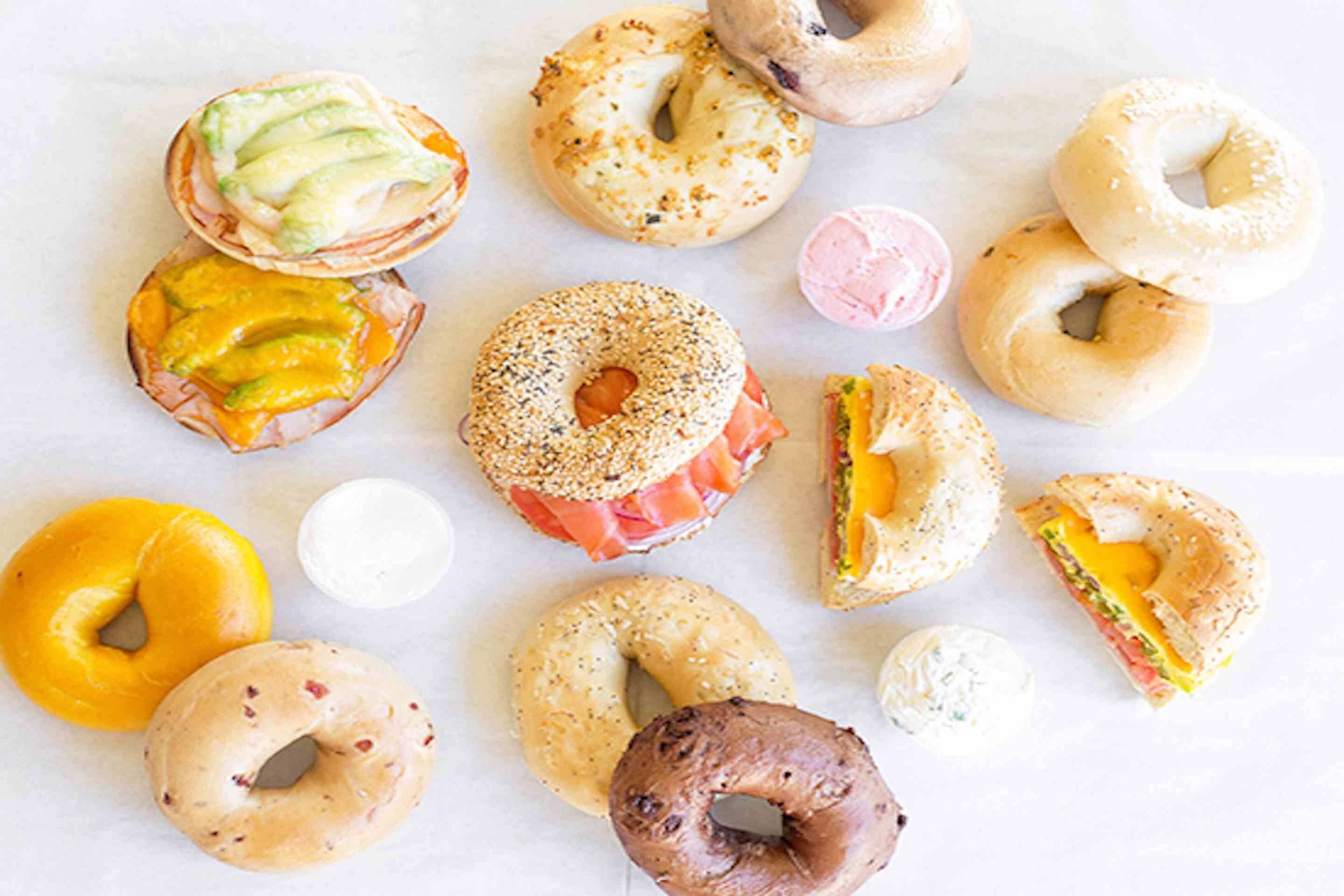 Order Bakers Dozen Bagel Cafe Menu Delivery In Los Angeles Menu