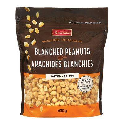 Irresistibles arachides blanchies salées 600 g salted bleached