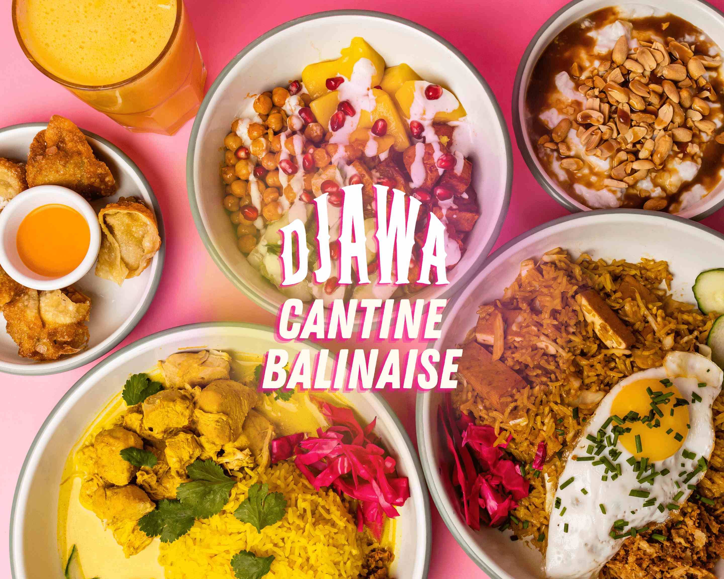 Livraison du menu Djawa Cantine Balinaise l Valmy à Paris Menu et