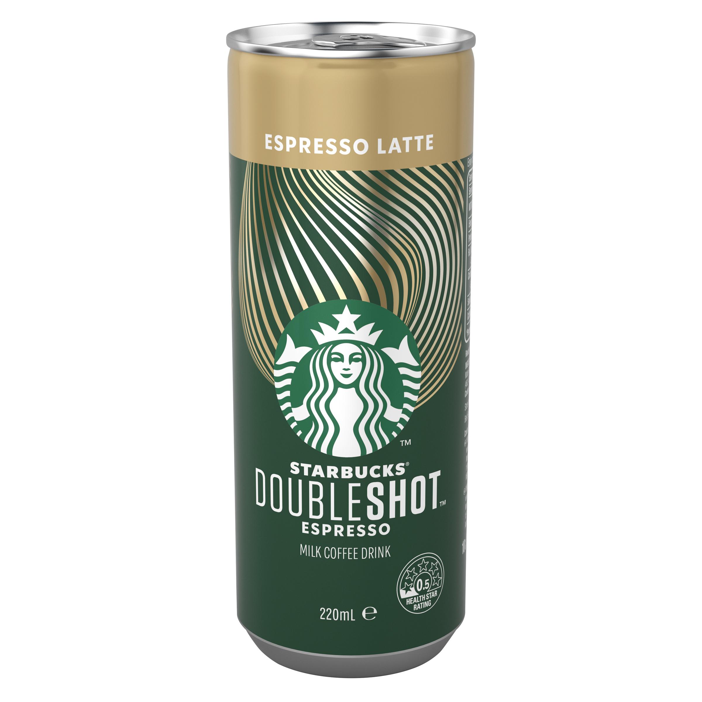 Starbucks Doubleshot Espresso Latte Milk Coffee Drink 220mL