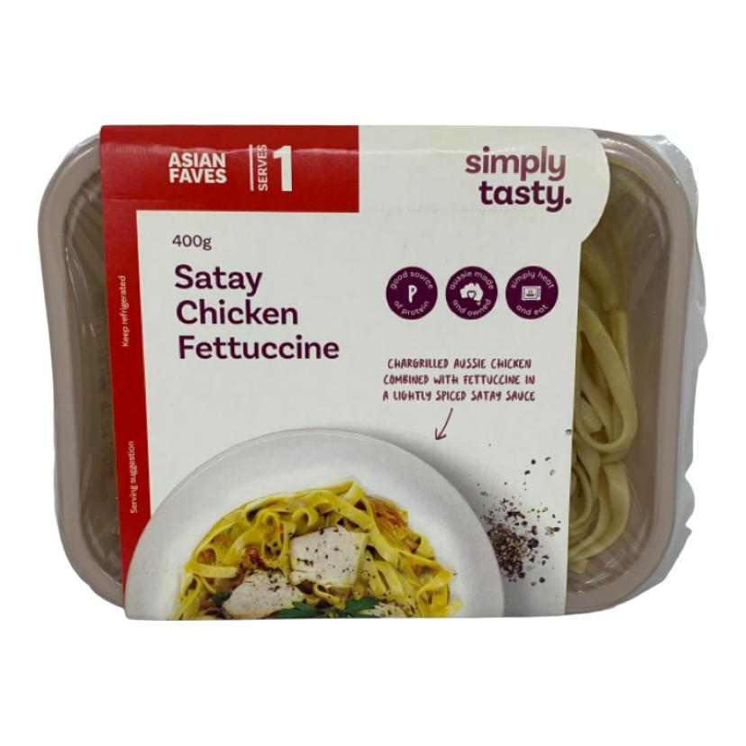 Simply Tasty Satay Chicken Fettuccini 400g
