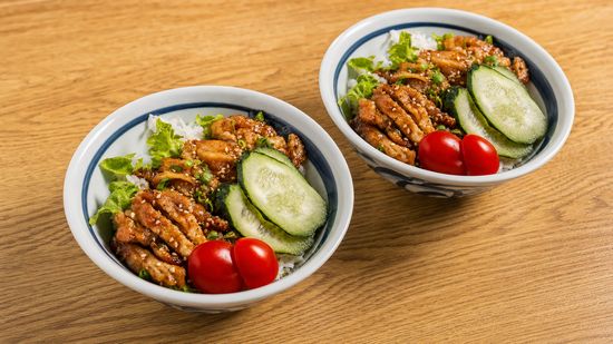 Carlitos Rice Bowl and Taco