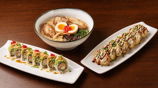 Osaka ramen and sushi