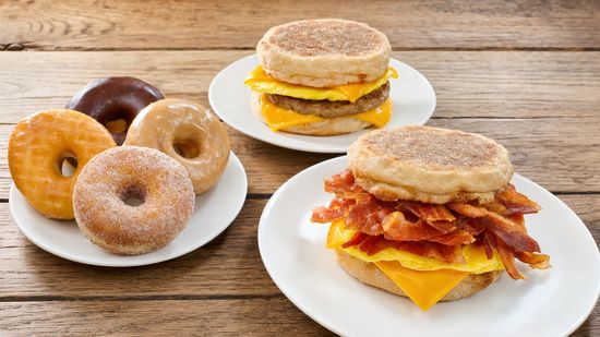 Glaze Donuts & Bagel Sandwiches