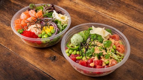 Poke express and boba tea time