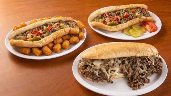 SOUTH PHILLY STEAKS & HALF POUNDERS