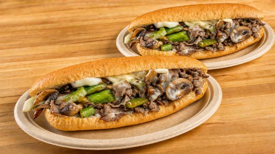 Messy Philly Cheesesteak