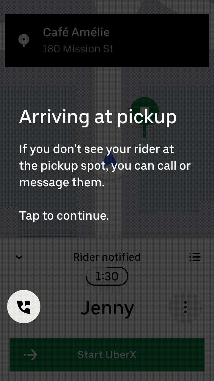 Driver trip demo