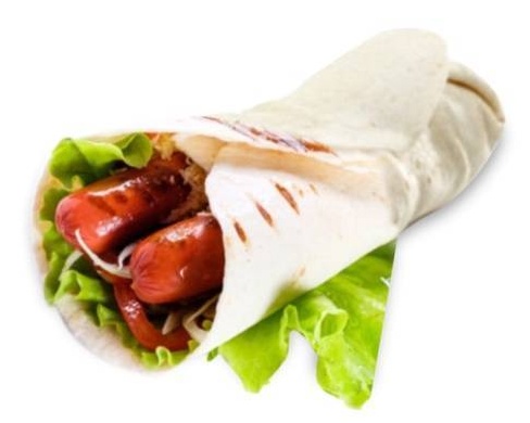 Wr07. Wrap merguez