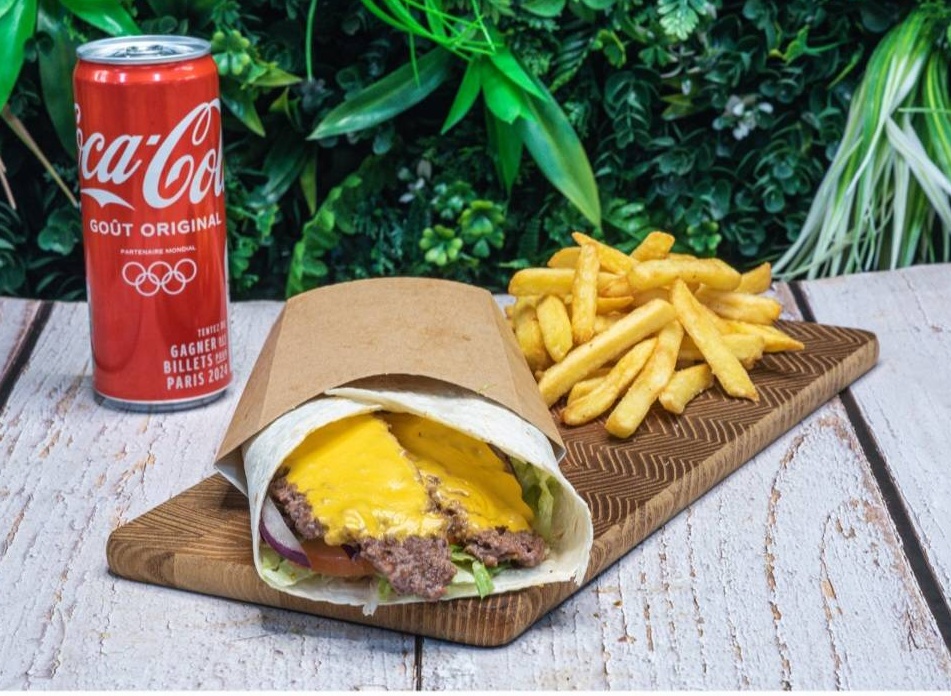 Menu wrap steak
