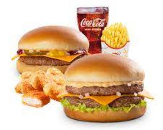 🍔🍔 G2 : 1 GLD + 4 Nuggets ou Cheese