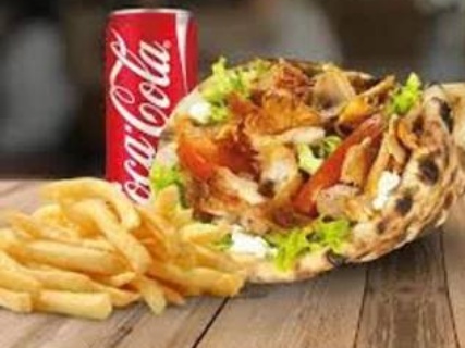Menu Sandwich Naan Kebab " Recommandation du Chef "