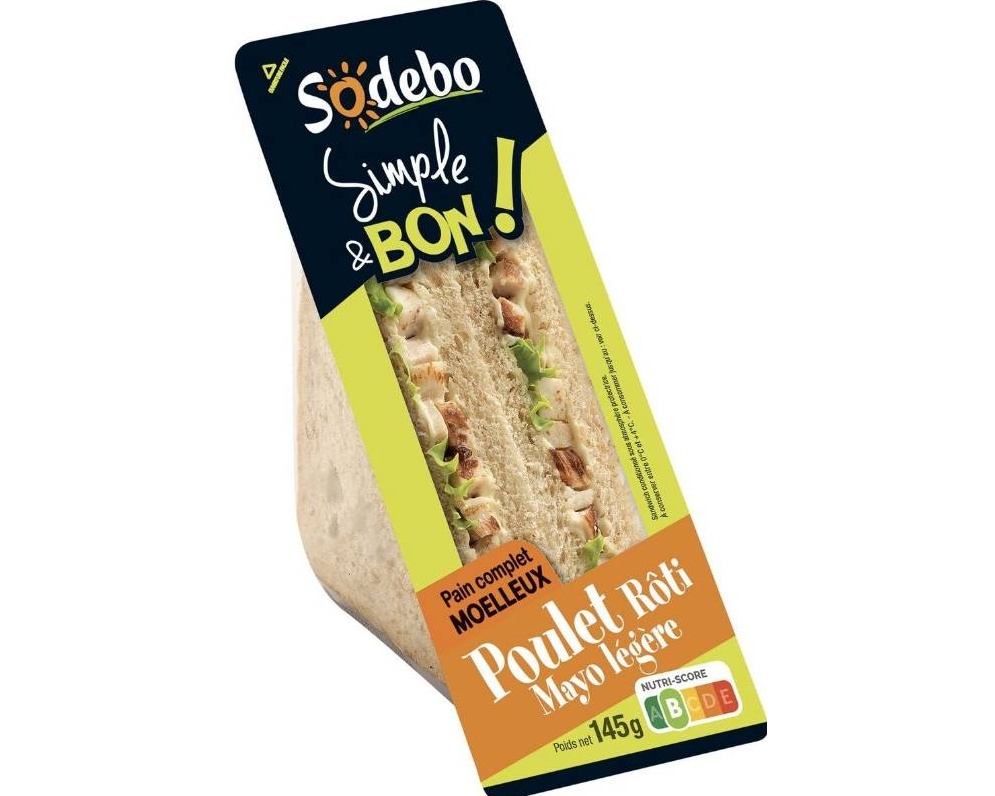 Sodebo simple poulet rôti 🥪