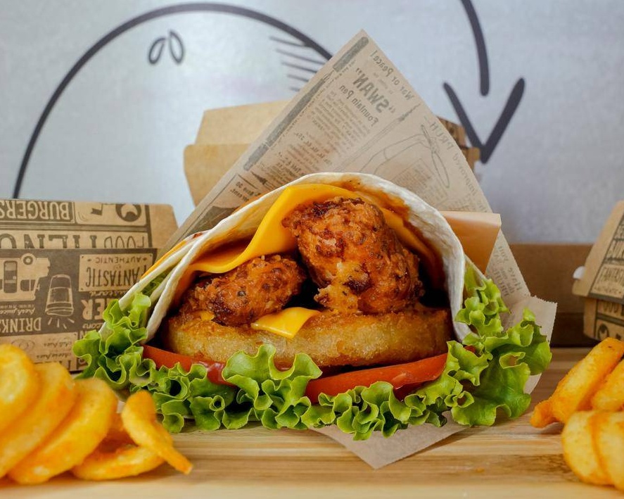 american chicken🌯🥤