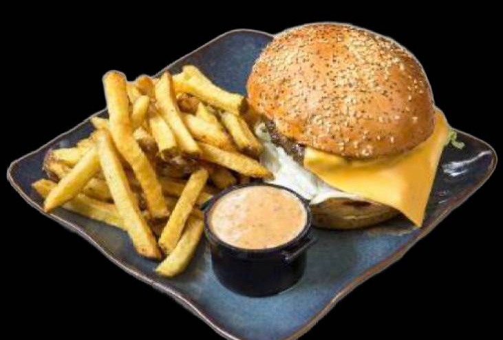 Menu burger raclette