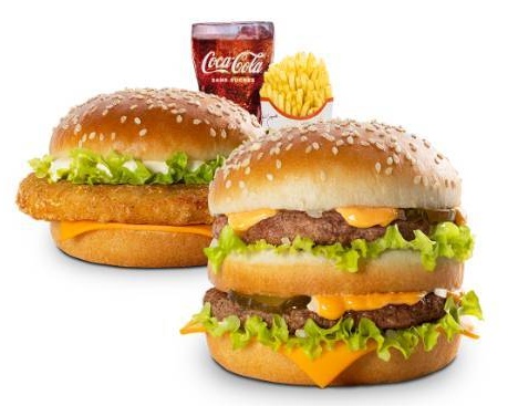 🍔🍔 G6 : 1 Big + 1 Chicken Burger
