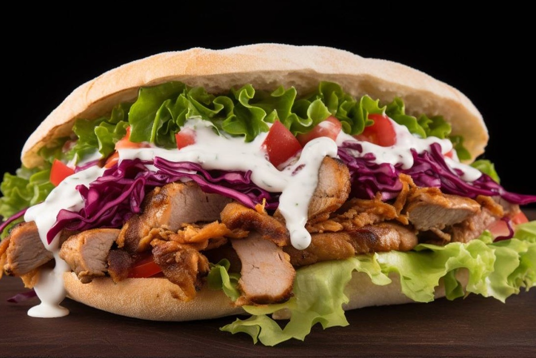 Shawarma kebab berliner bœuf