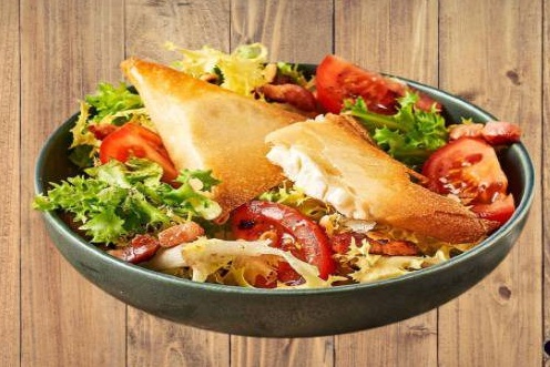 Salade chèvre chaud
