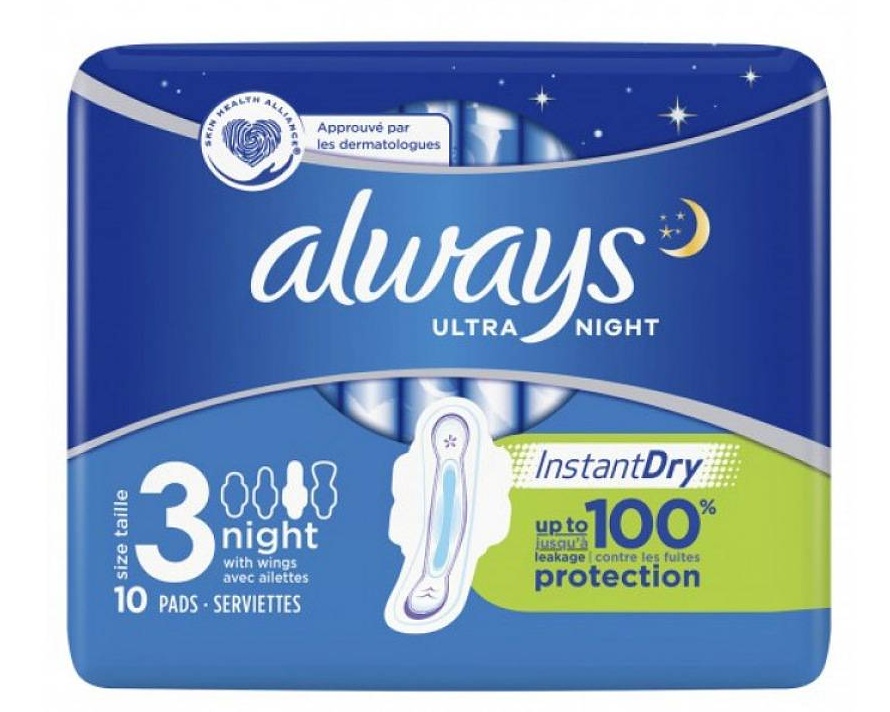 Serviettes Hygiéniques Always ultra night
