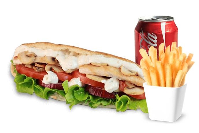 Menu sandwich fromagère
