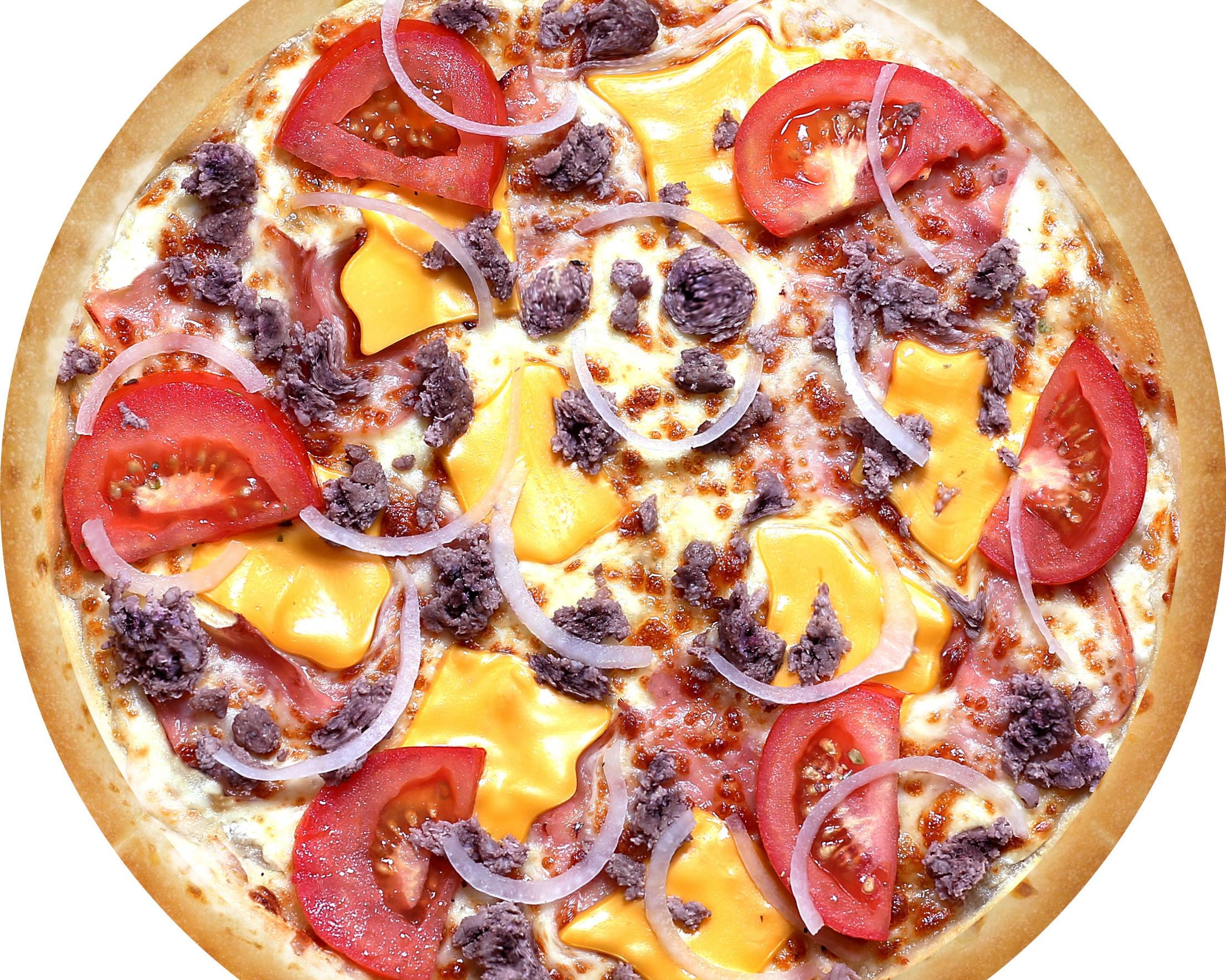 🍕🍔 Pizza américaine burger