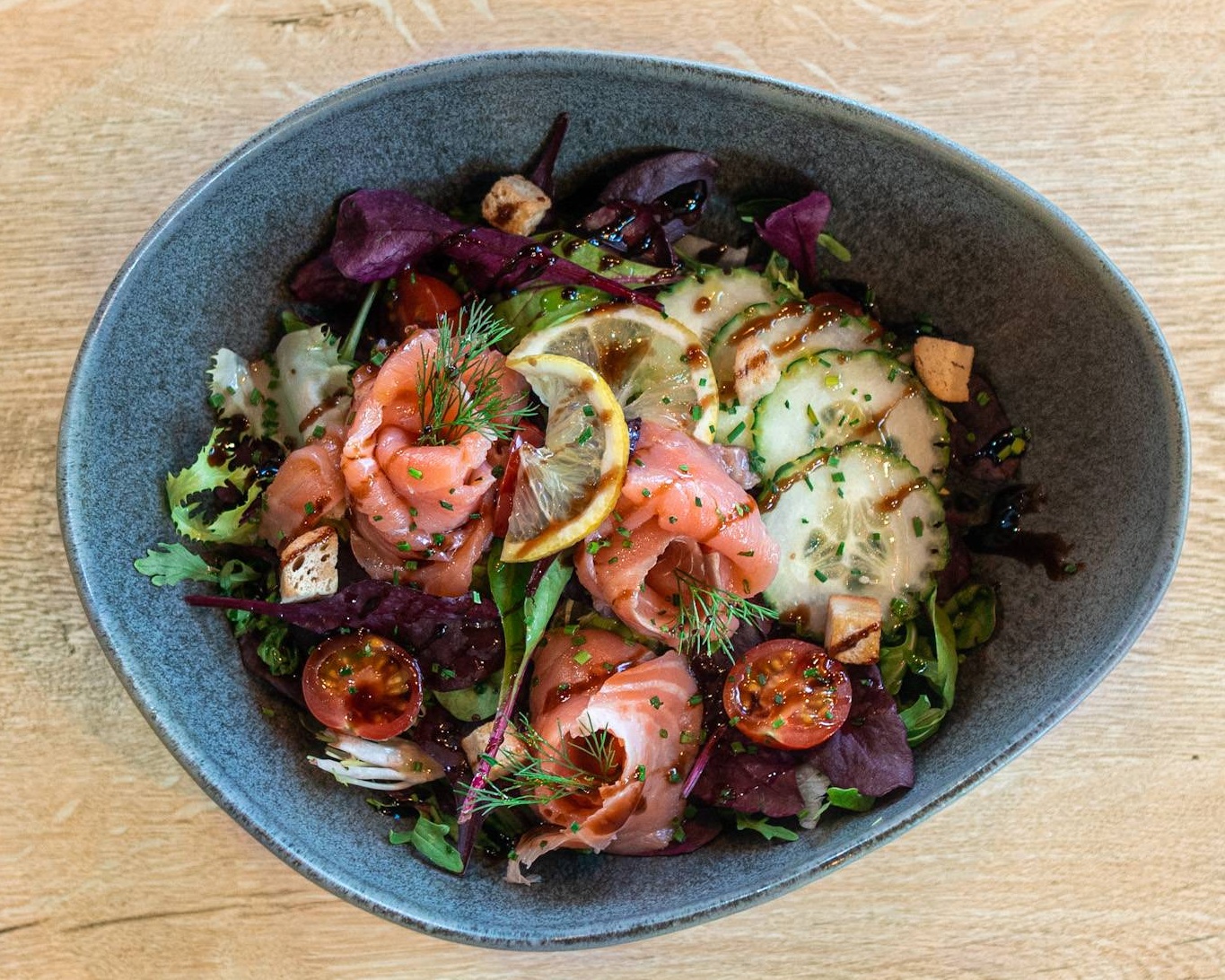 Salade Salmone Affumicato 🐟✨