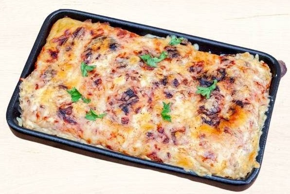 Gratin de banane jaune
