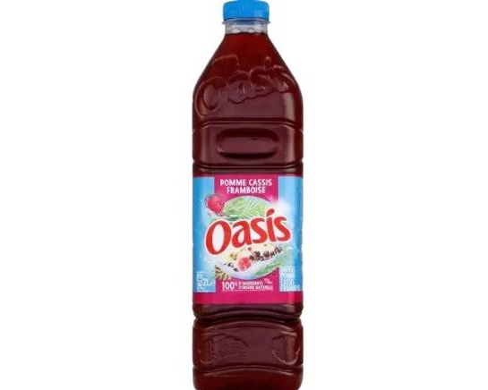 Oasis framboise pommes cassis 2l