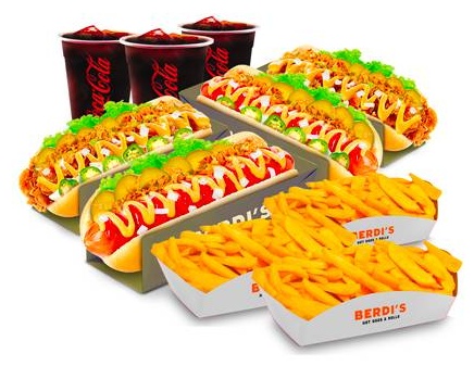 Combo 3 🌭🌭🌭🌭🍟🥤