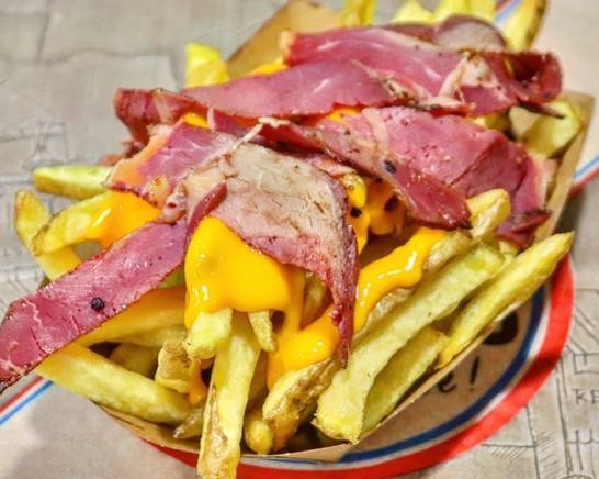 FRITE CRINKEL FROMAGE BACON   🥓🥓🧀🧀🍟