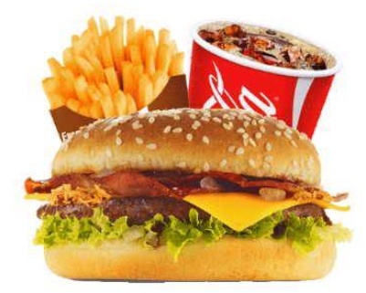 Menu bacon burger 