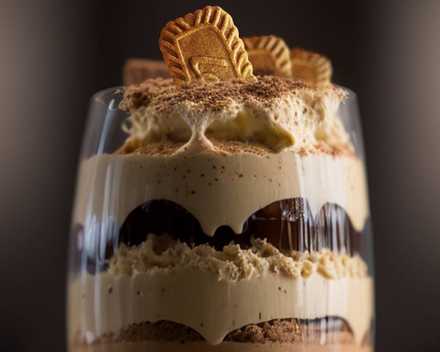 Tiramisu spéculoos caramel beurre salé