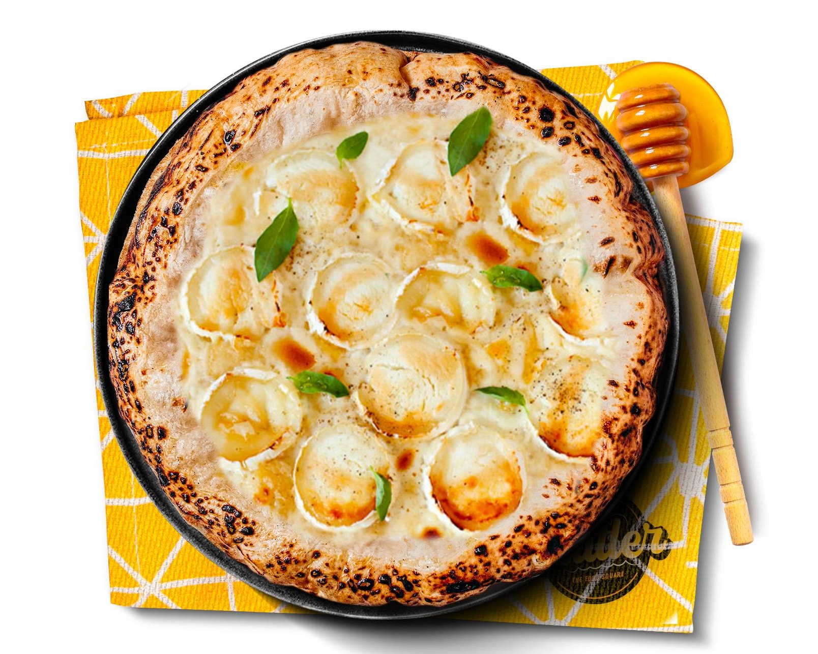 Pizza chèvre miel