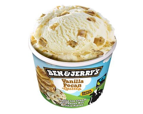 Ben and Jerry vanille pécan 