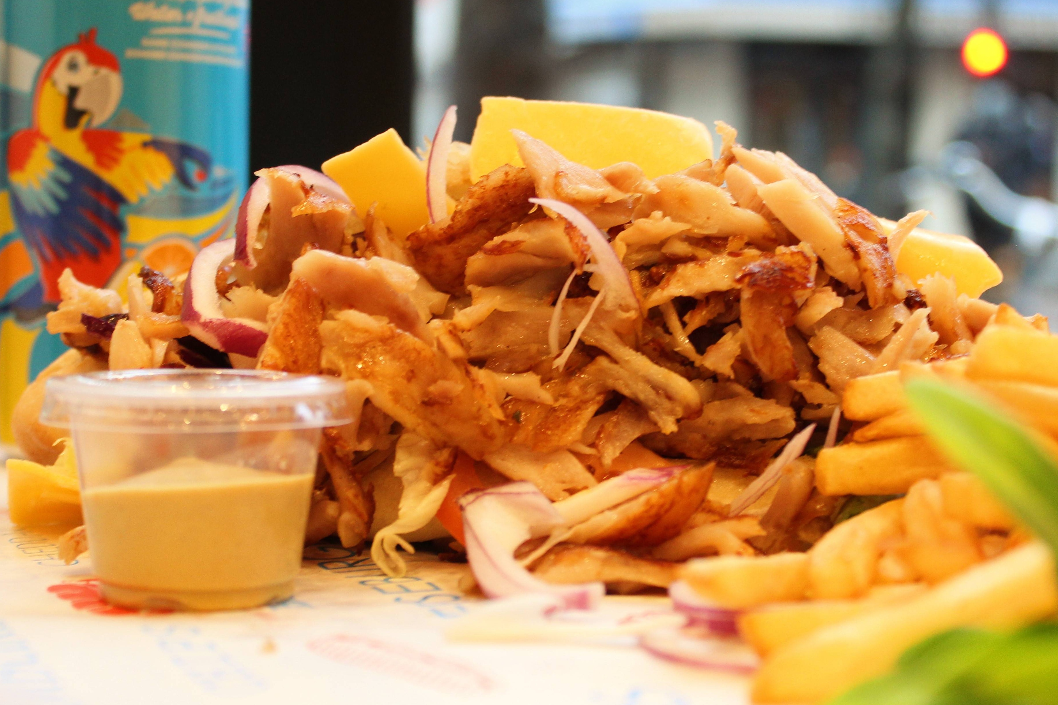 Menu cheese kebab