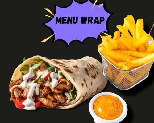 Menu Wrap 🌯 + 🍟