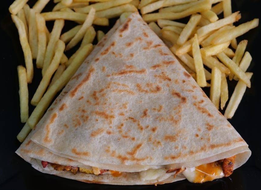 Crêpes chicken Curry