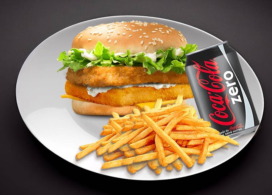 Double Fish burger
