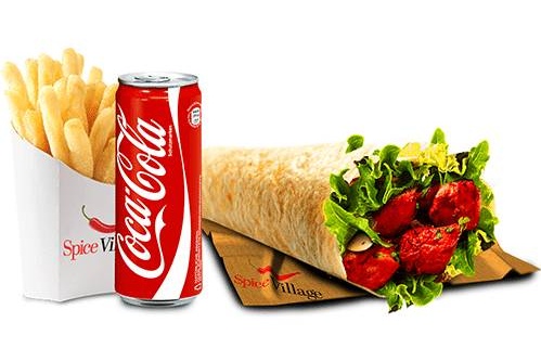 Menu wrap chicken tandoori