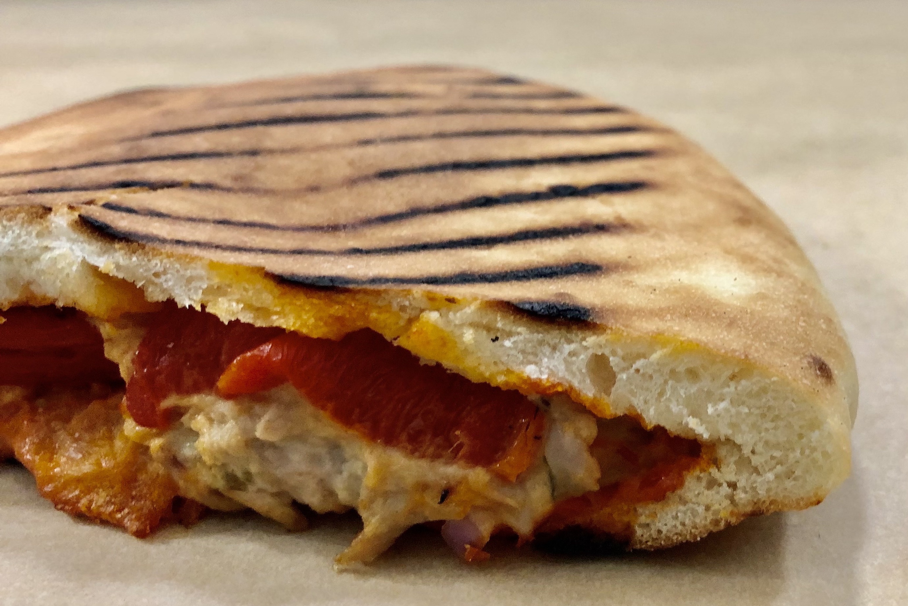 Toast thon-harissa
