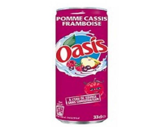 Oasis pomme cassis framboise