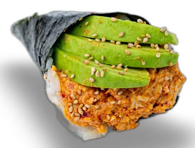 Temaki poulet avocat
