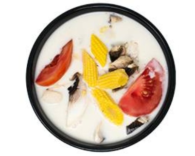 Soupe de poulet au lait de coco