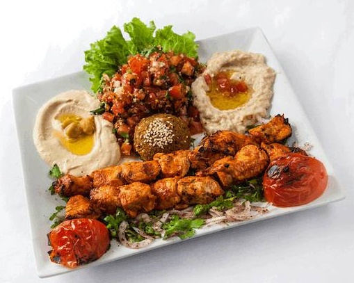 Assiette Brochette de poulet