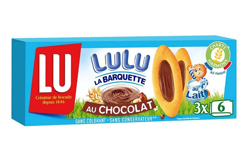 Barquette lu chocolat