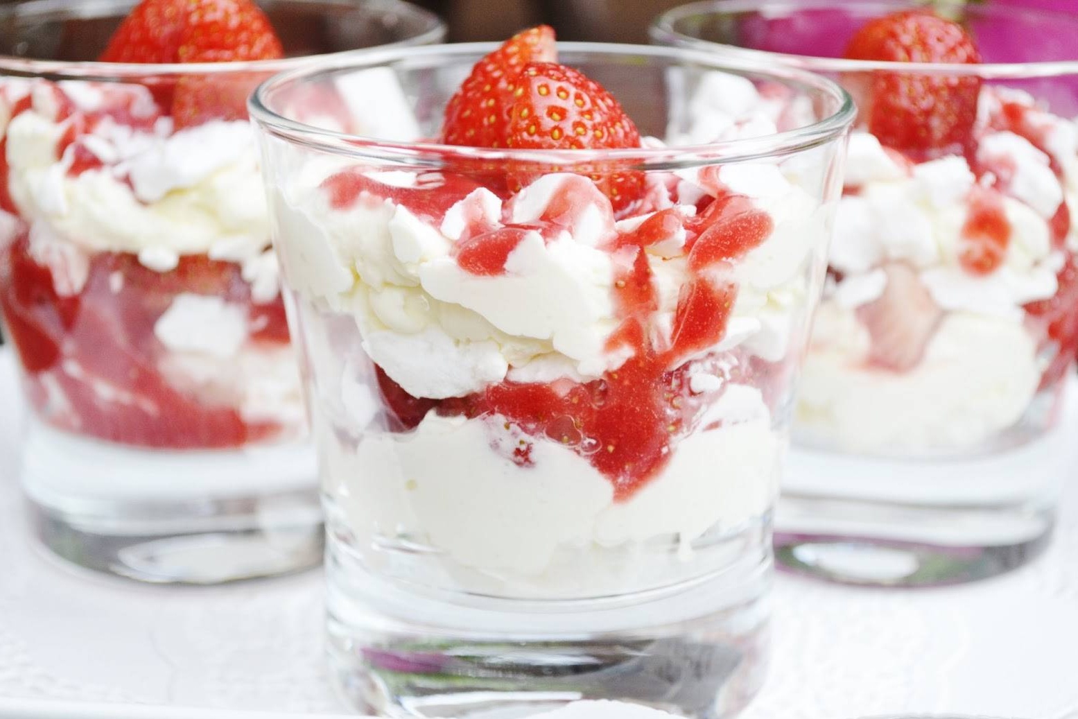 Fresas con crema Gourmet