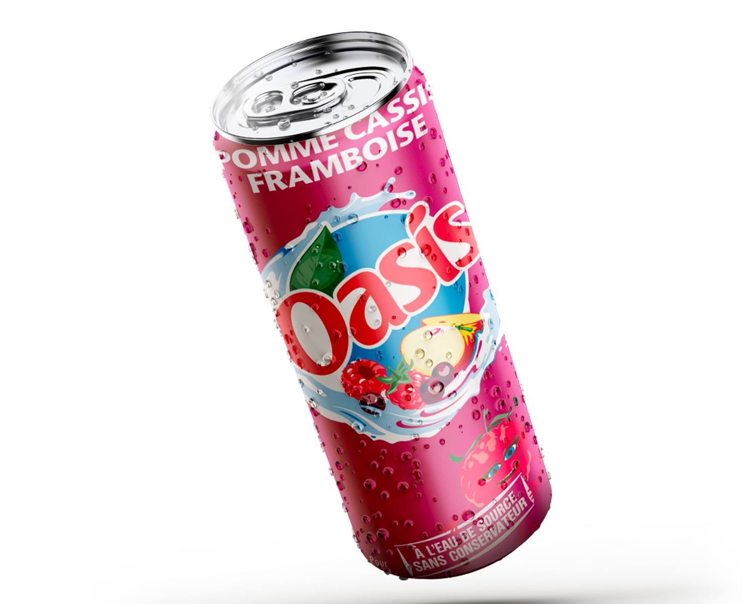 Oasis pomme cassis framboise