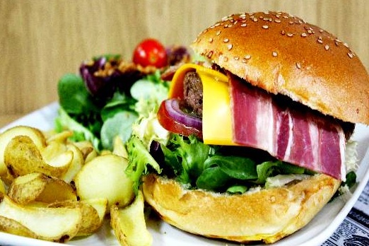 🥓 Menu Bacon Burger