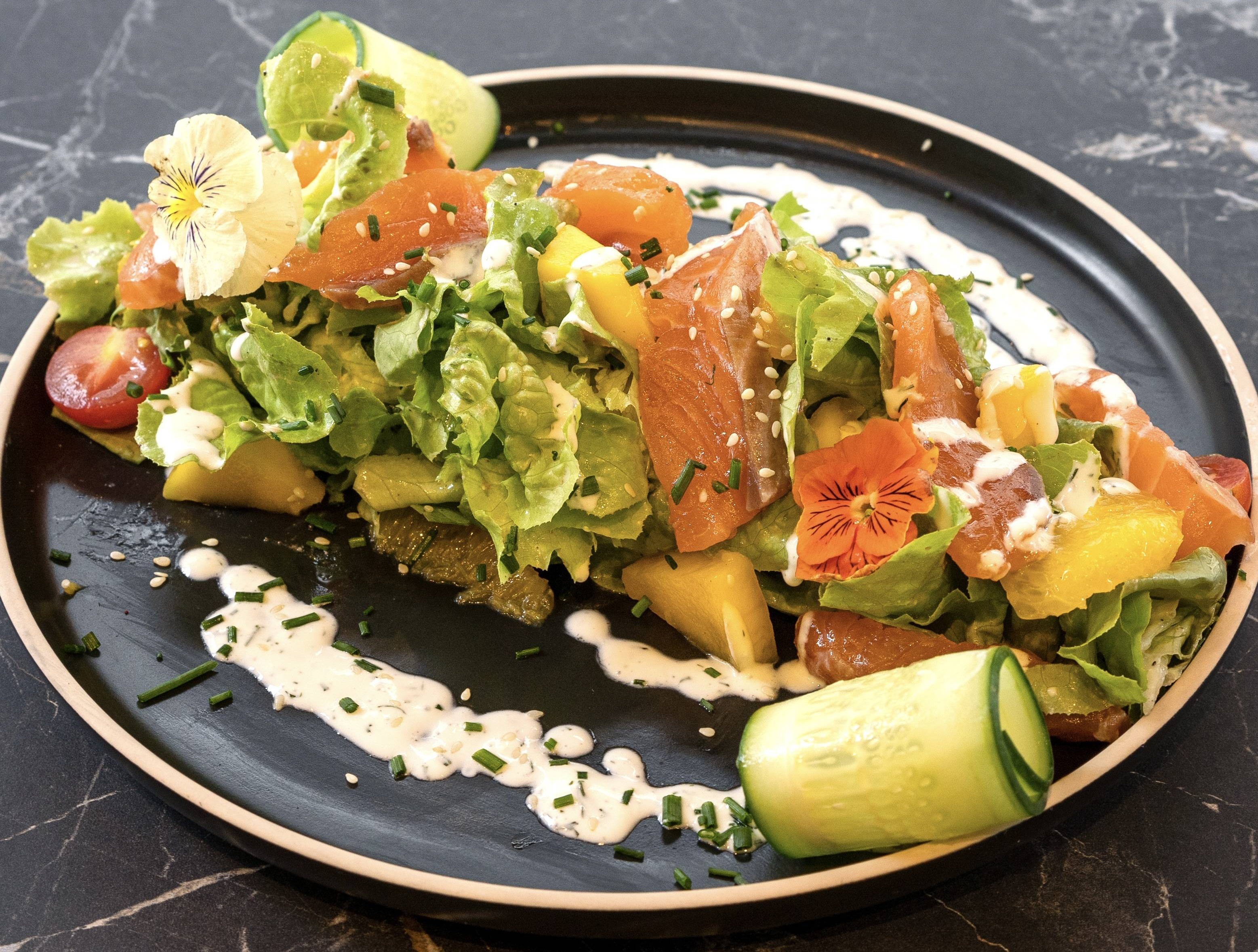 Salade suprême saumon 🐟