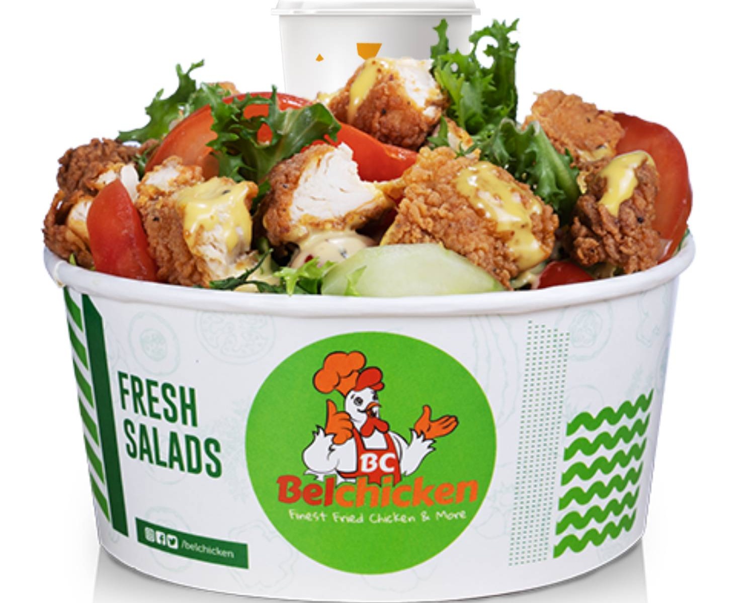 Fried chicken salad menu